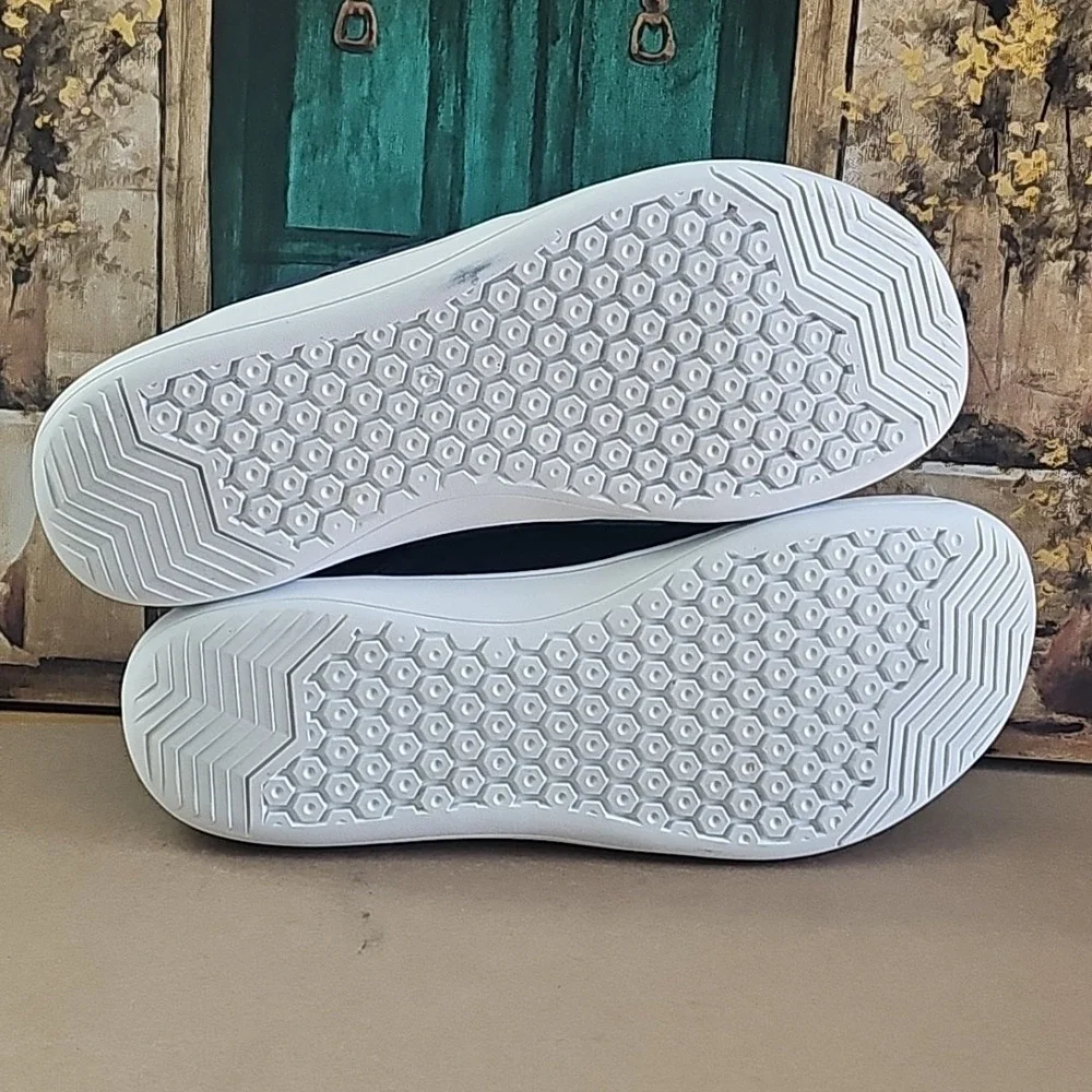 Whitin Women's Minimalist Barefoot Shoes‎ Sneakers Size 44 (US 8.5) Dark Blue